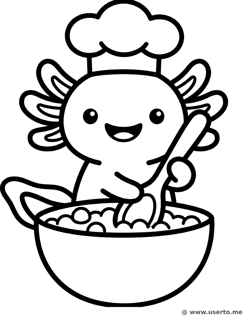 A Sopa de Bolhinhas do Chef Axolote