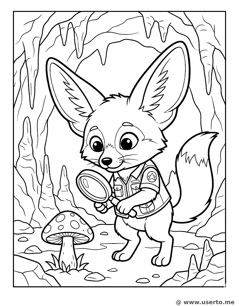 사막여우 동굴 탐험가