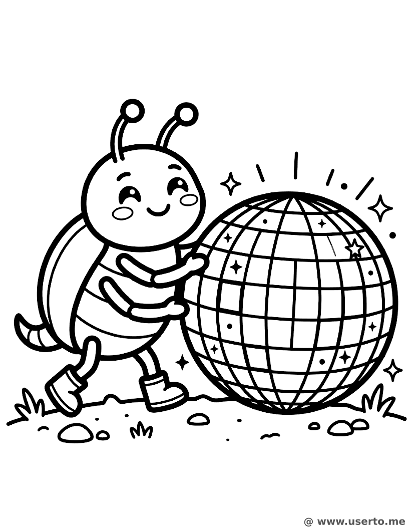 La Bola de Disco del Escarabajo Bailarín