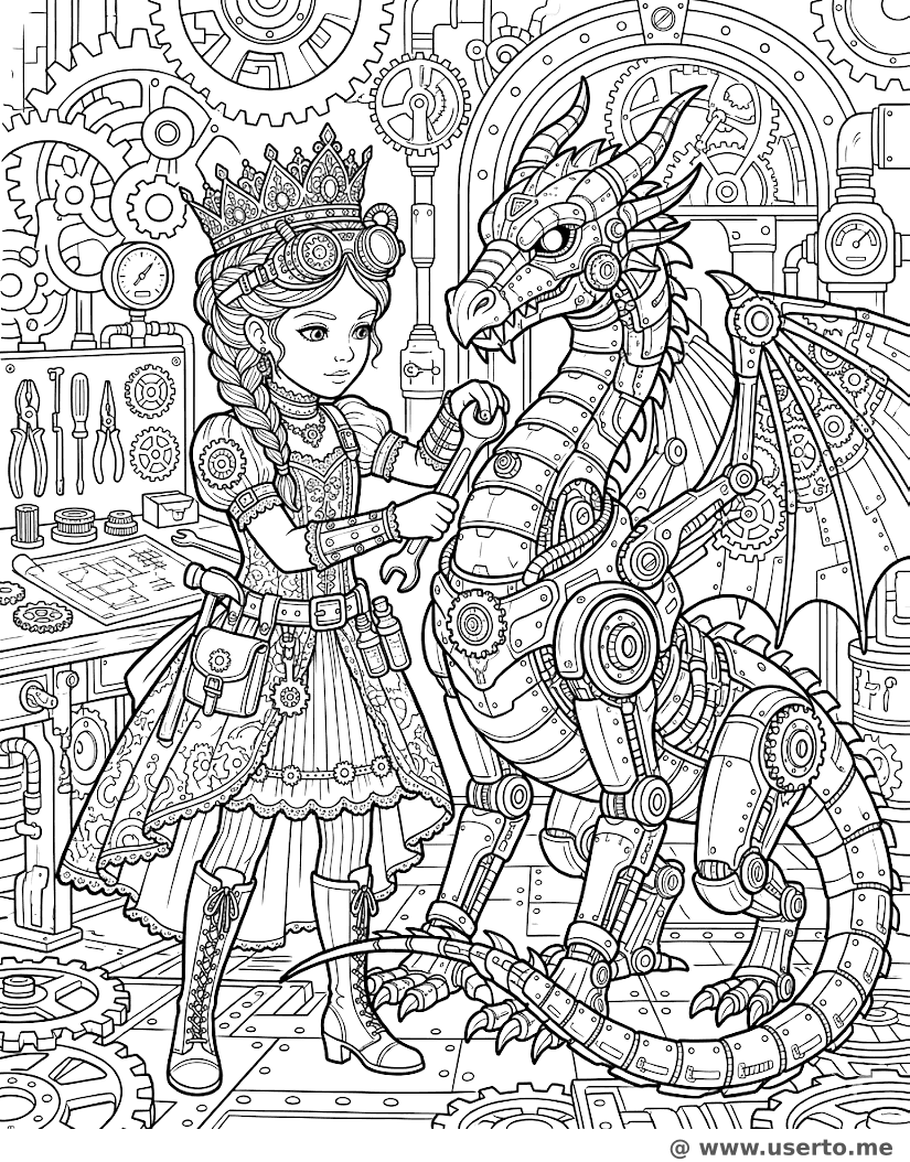 Princesa Inventora Steampunk