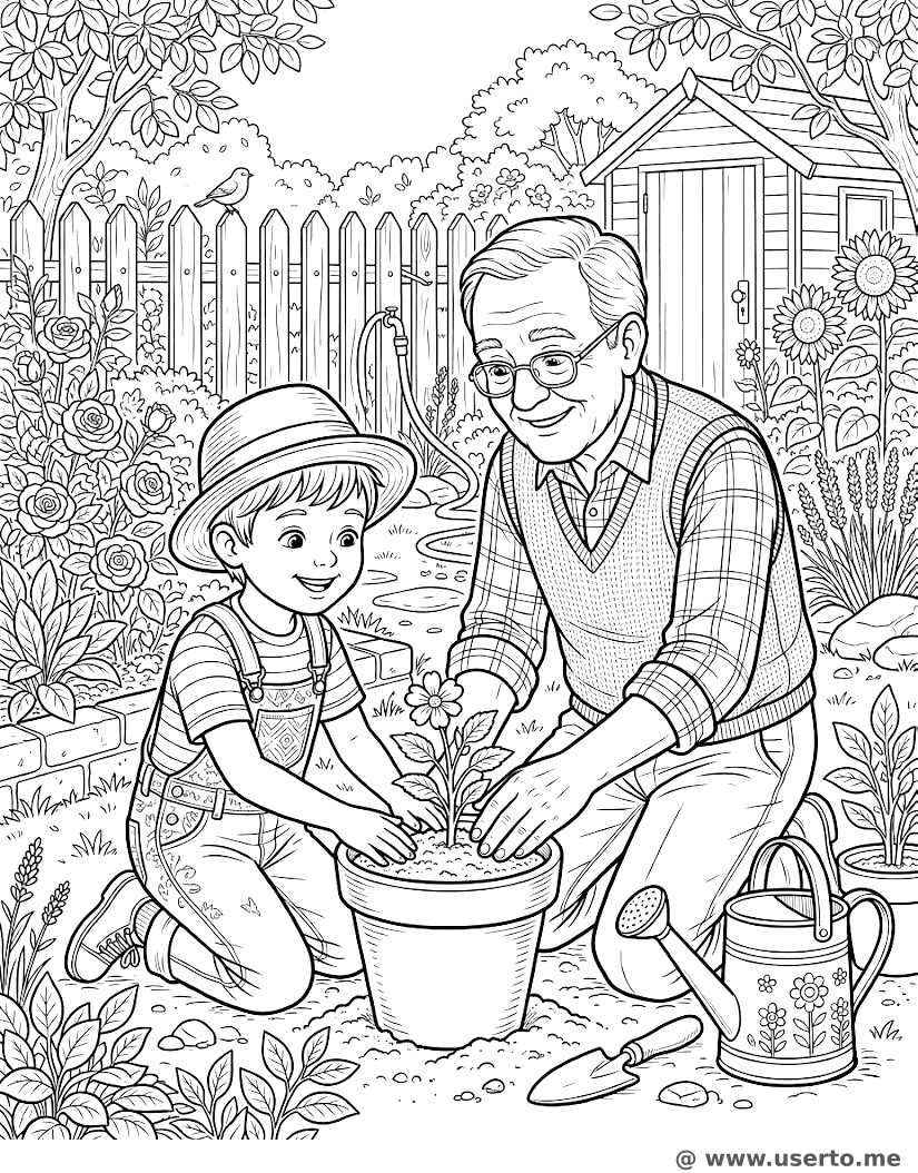 Gärtnern mit Opa