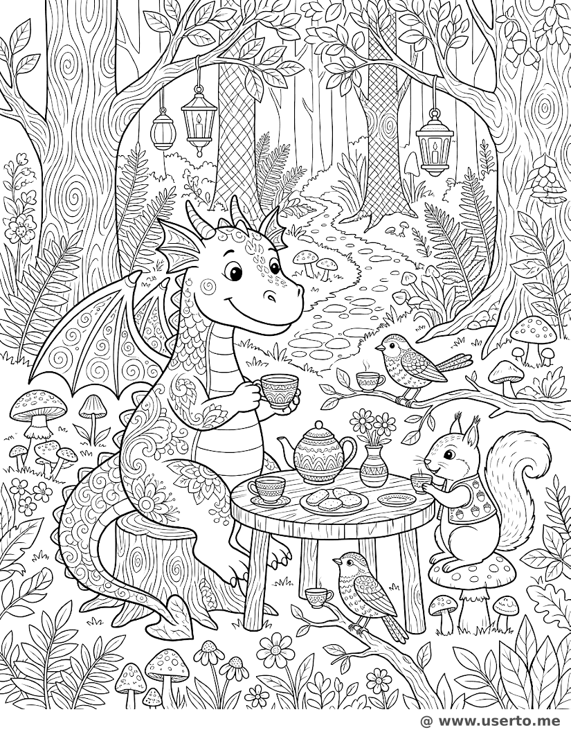 The Dragon's Tiny Tea Party