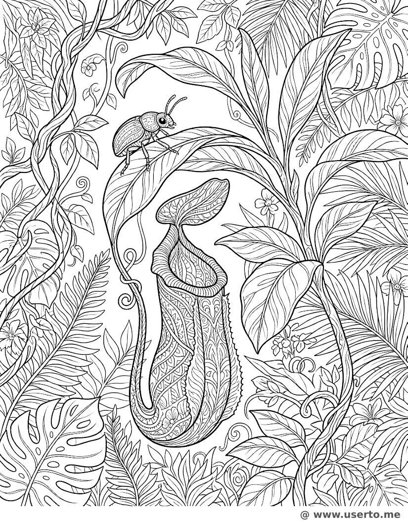 La vida secreta de la planta jarra