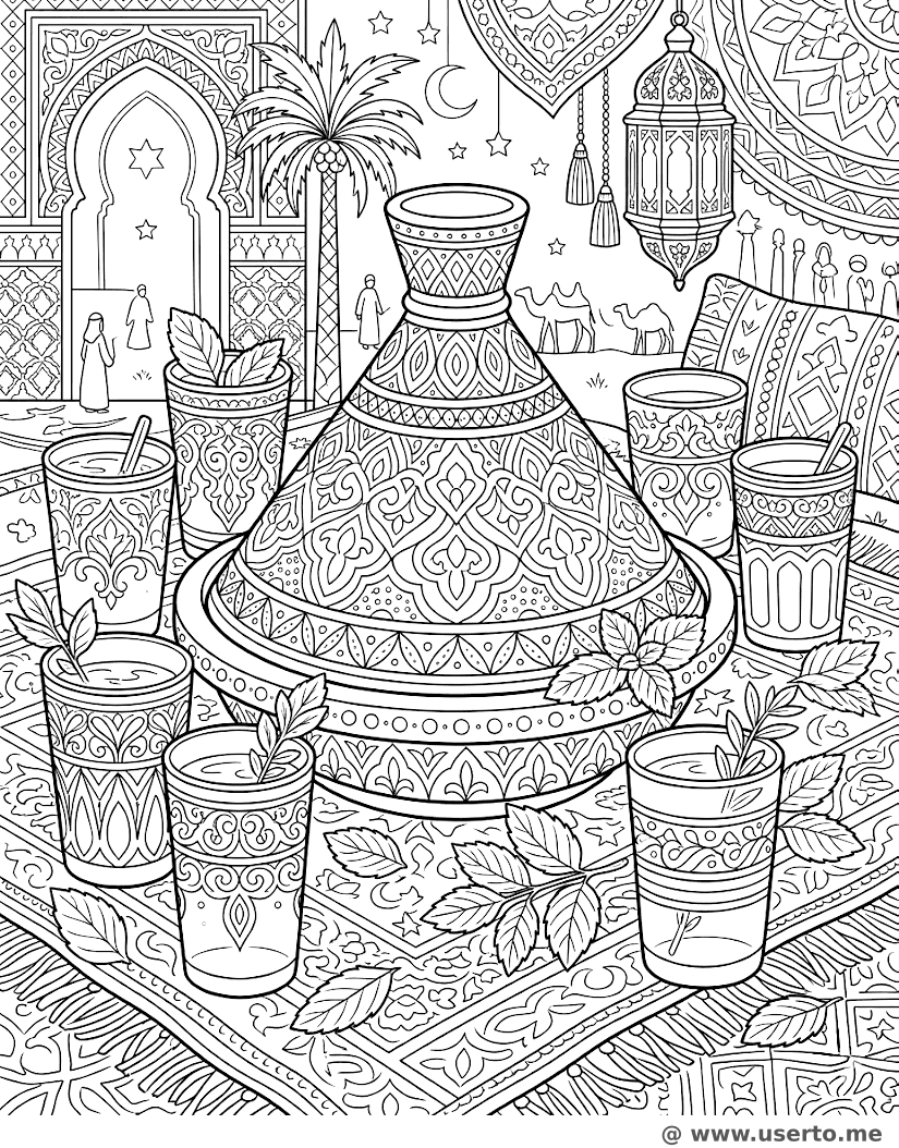 O Banquete de Tagine Marroquino