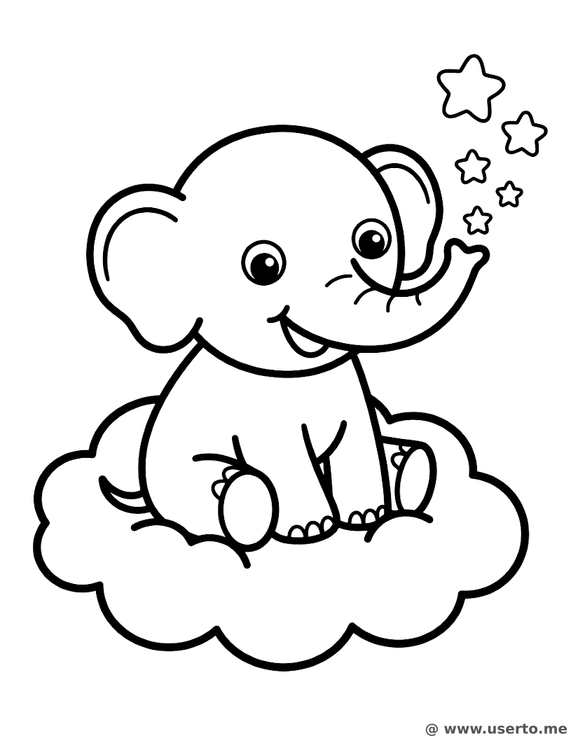 Elefante de Bolhas nas Nuvens