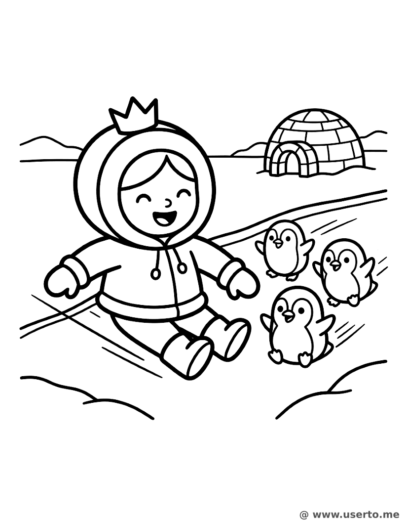 La Princesa Pingüino del Palacio de Hielo