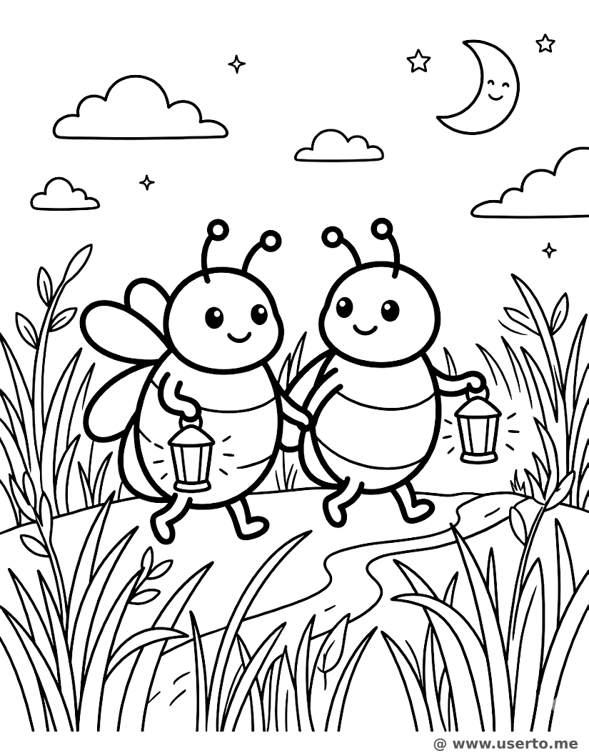 Chubby Fireflies' Night Parade