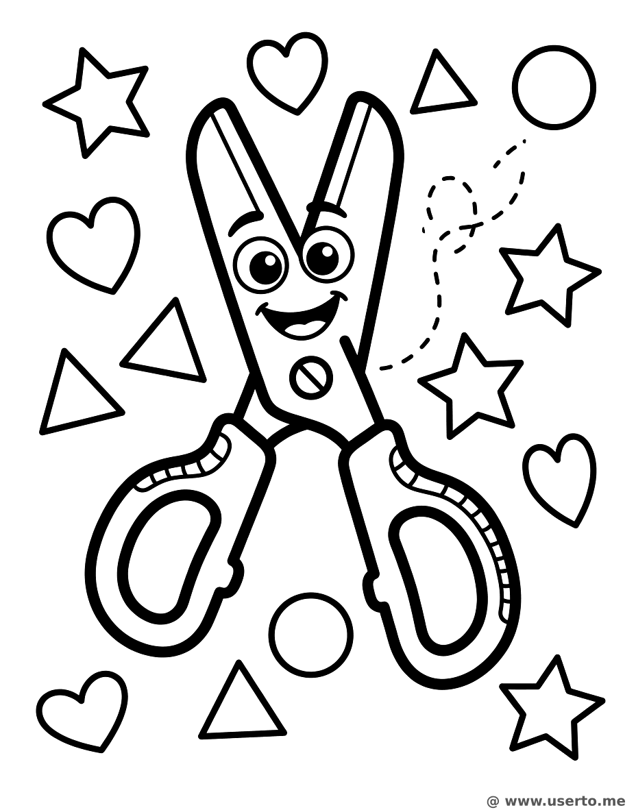 싱글벙글 가위와 별님