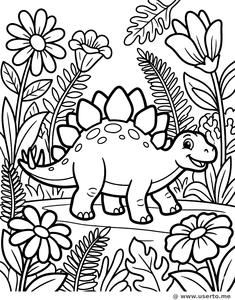 A Aventura no Jardim do Estegossauro