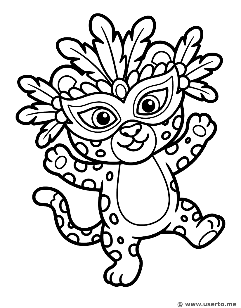 Cachorro de Jaguar de Carnaval