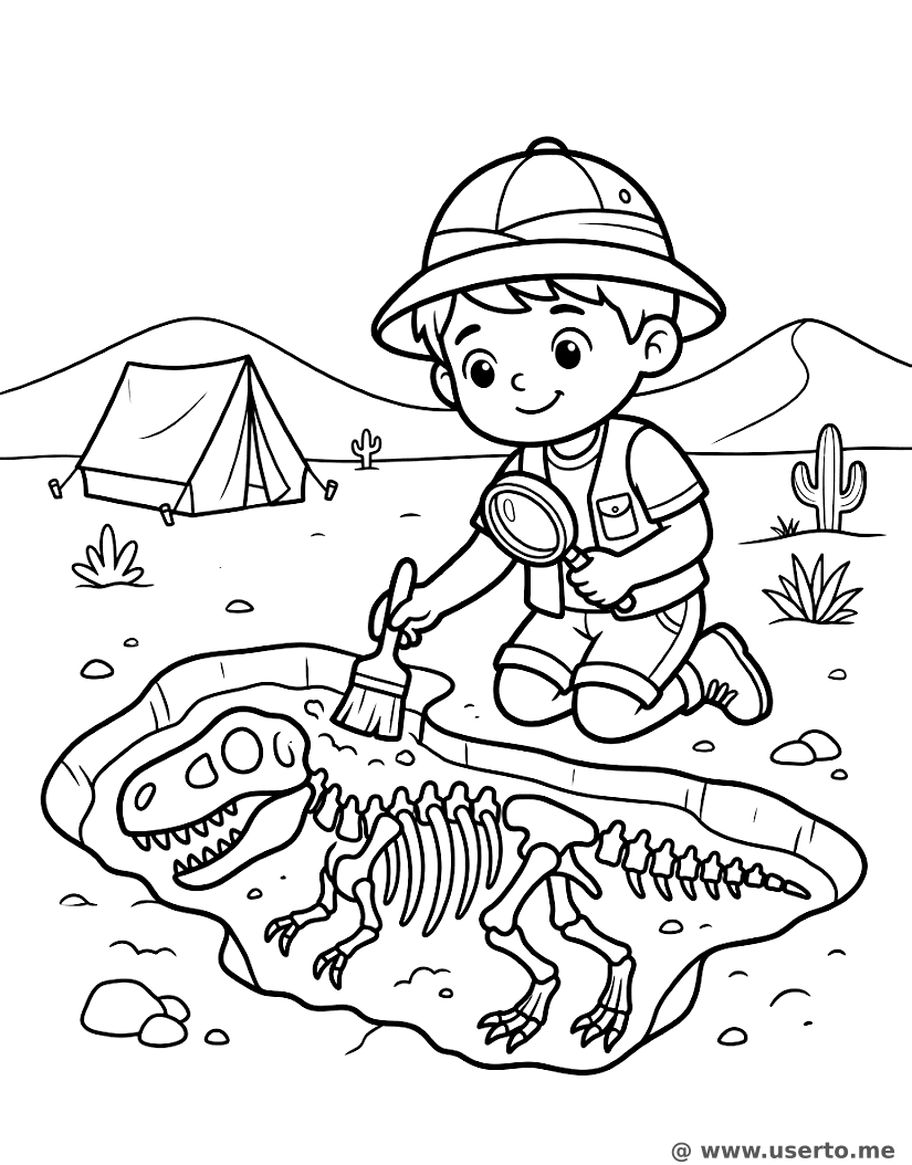 A Descoberta do Fóssil de Dinossauro