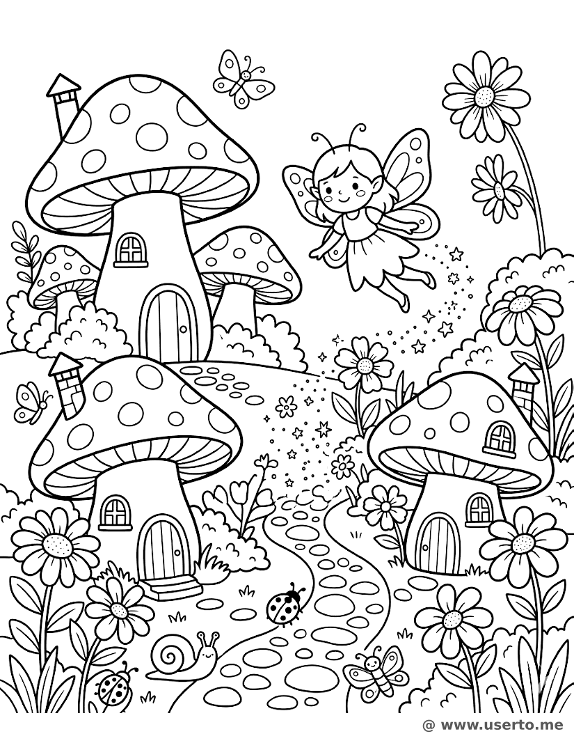 Der Pilzhaus-Garten der Fee