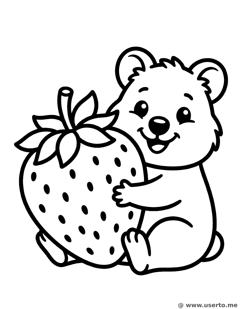 Quokka’s Giant Strawberry Snack