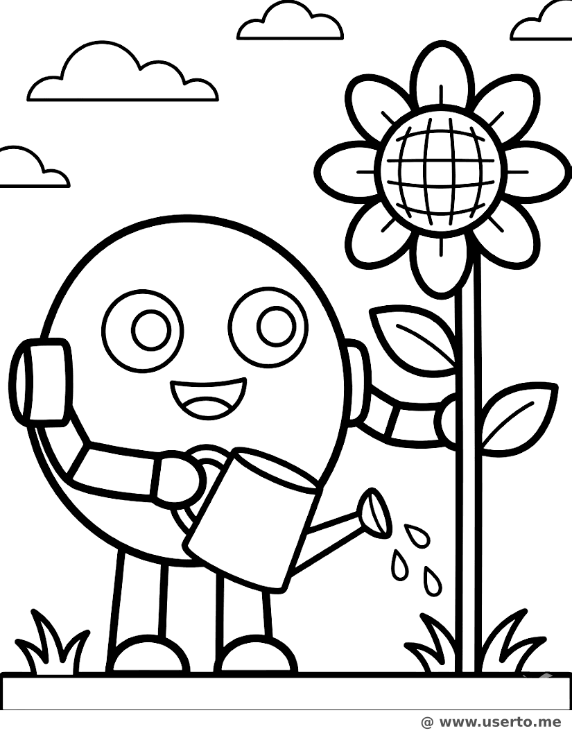 Rusty the Garden Robot