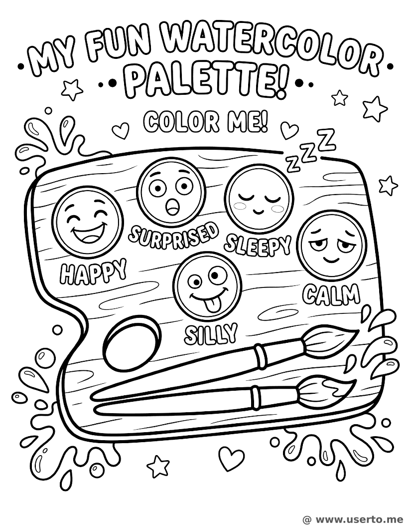 La Paleta de Acuarelas de Humor