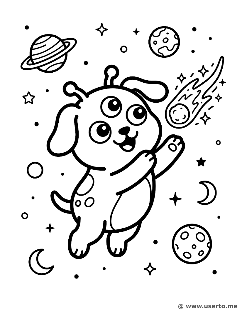 Space Puppy Plays Fetch