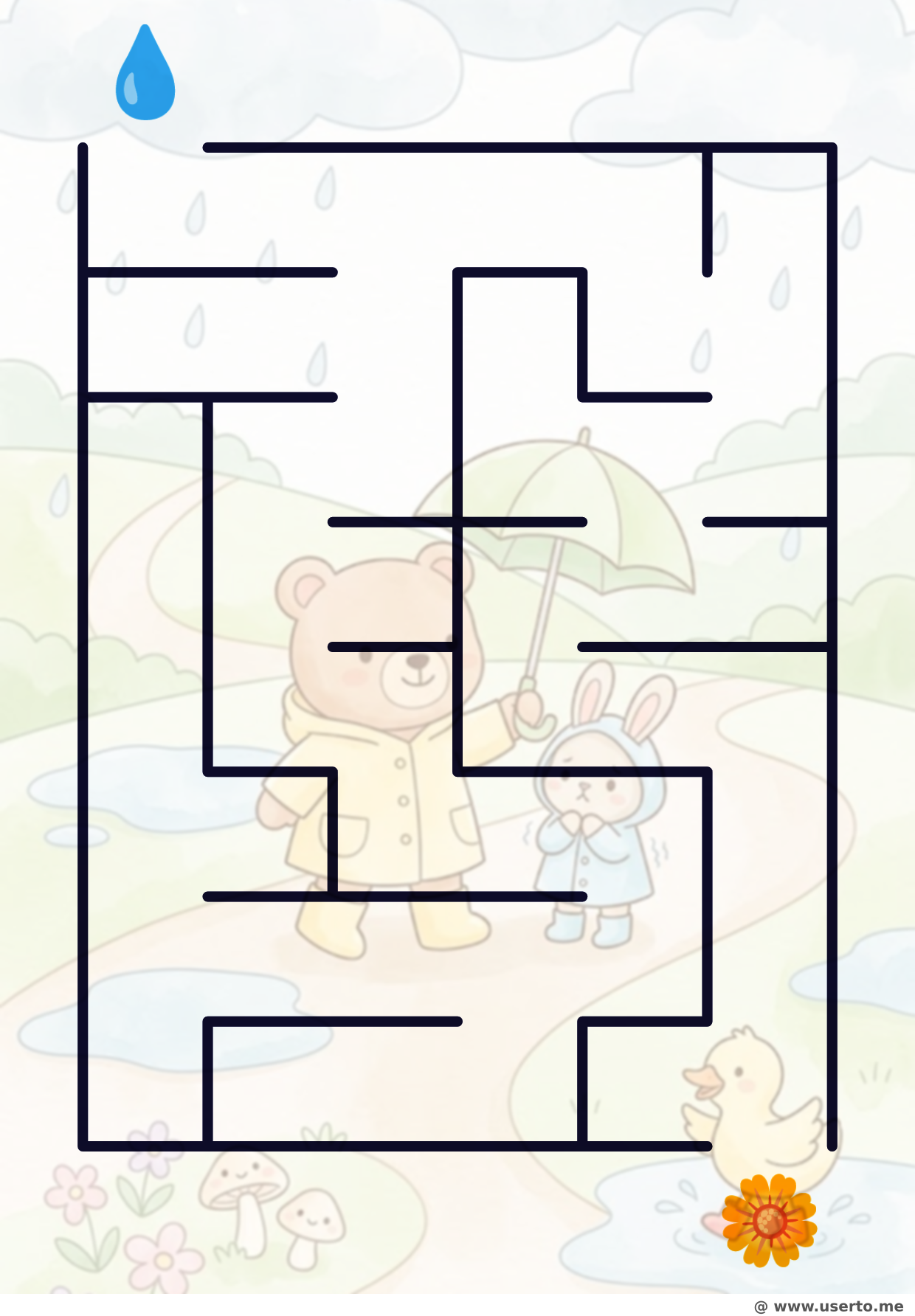 Herói do dia de chuva