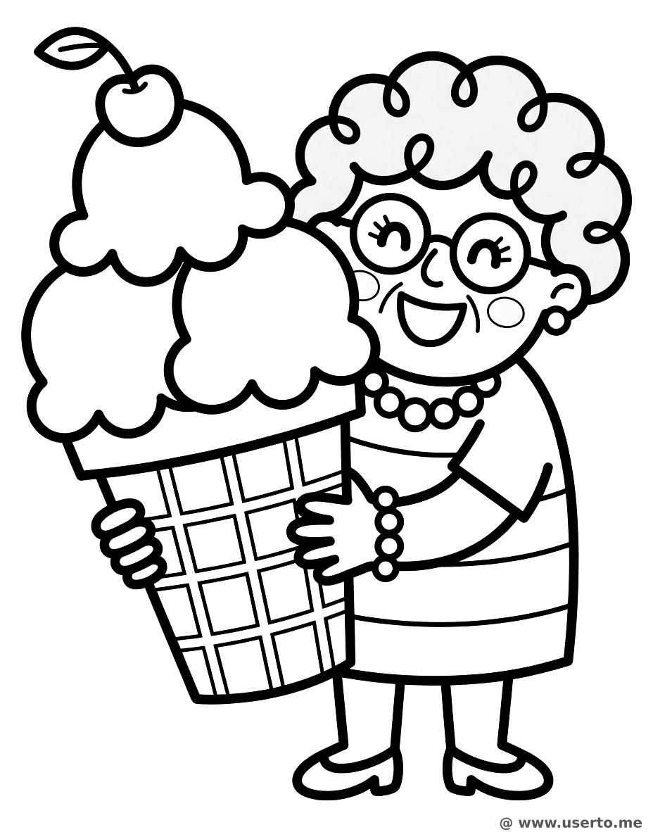 아이스크림 할머니