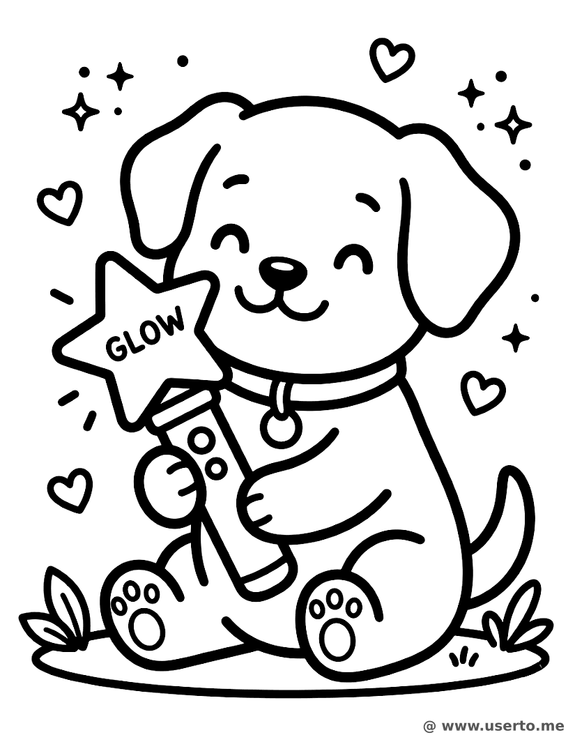 Cachorrinho do Lightstick Mágico