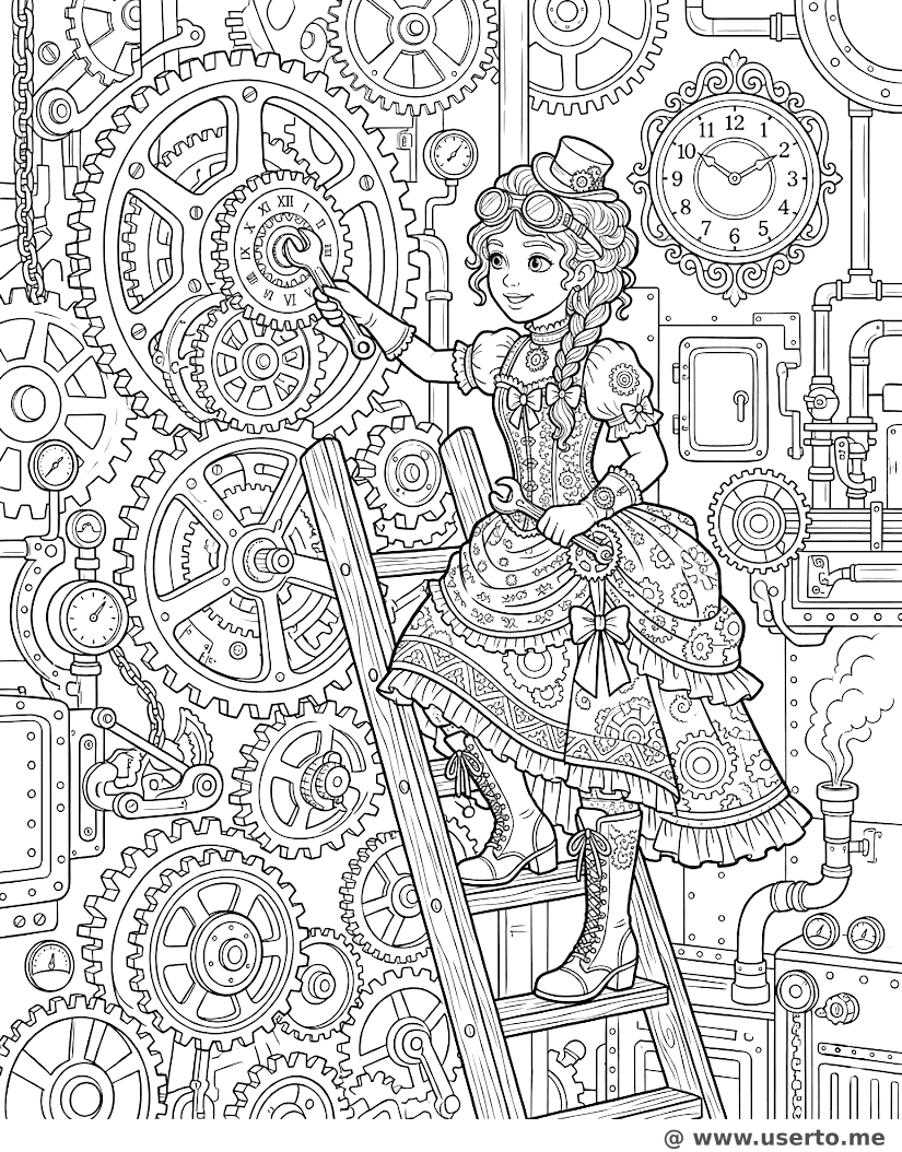 Steampunk Clockwork Princess