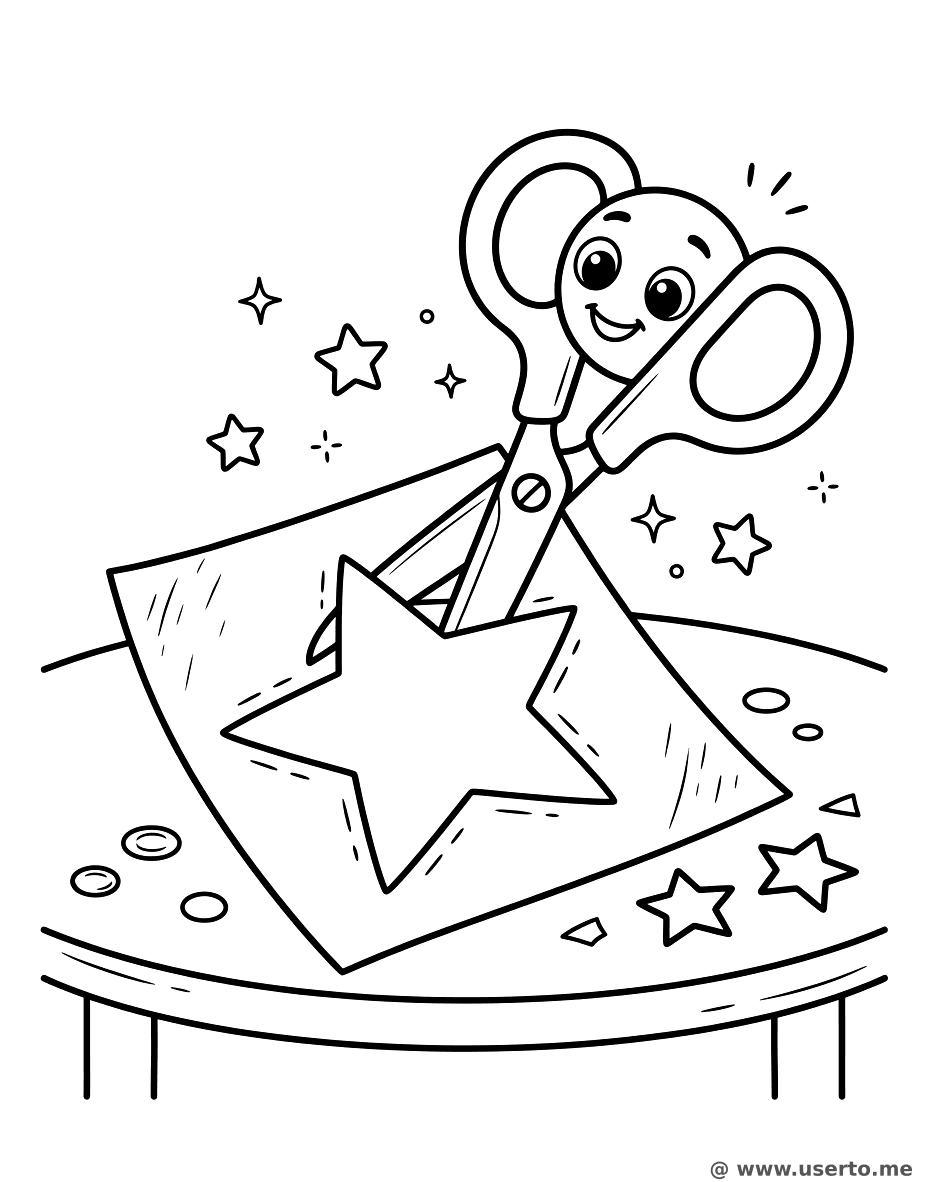 Magic Scissors' Starry Art