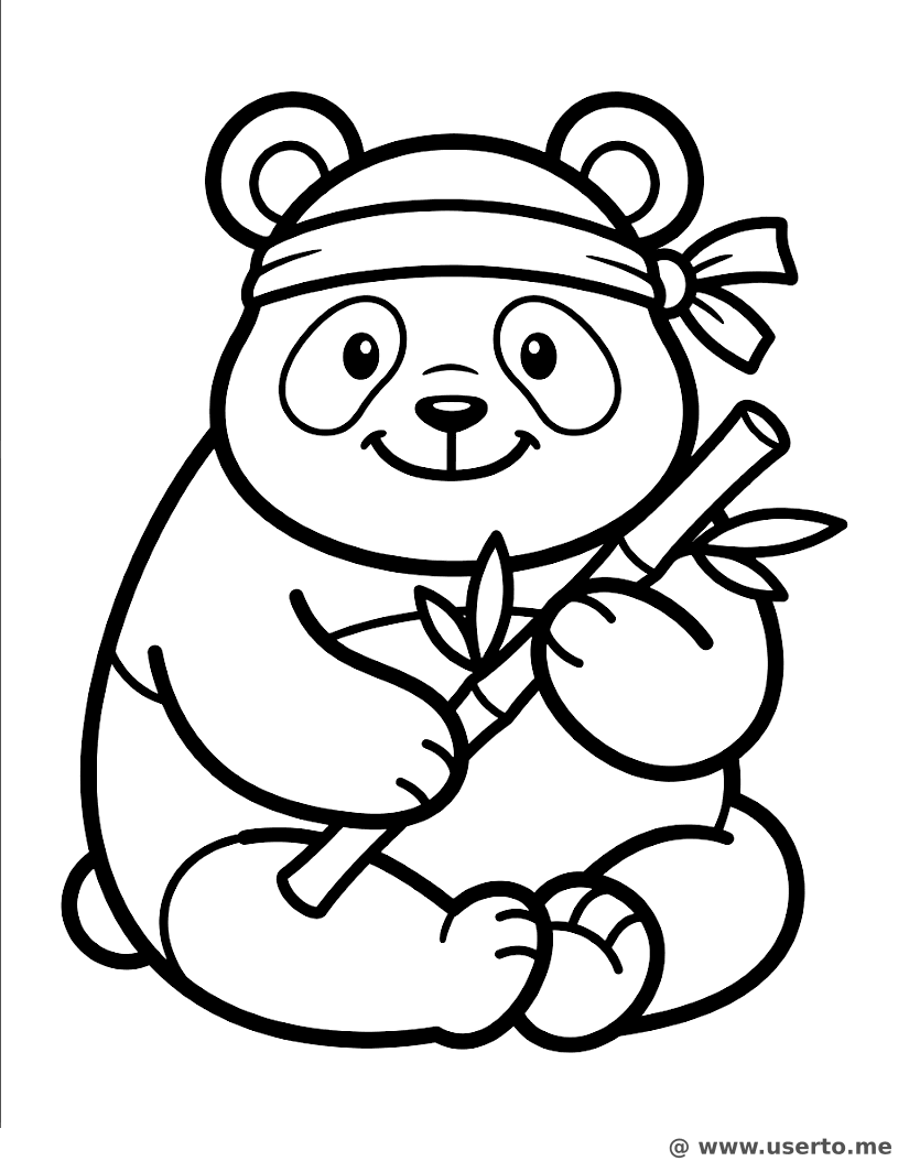 Panda-Ninjas Snackzeit