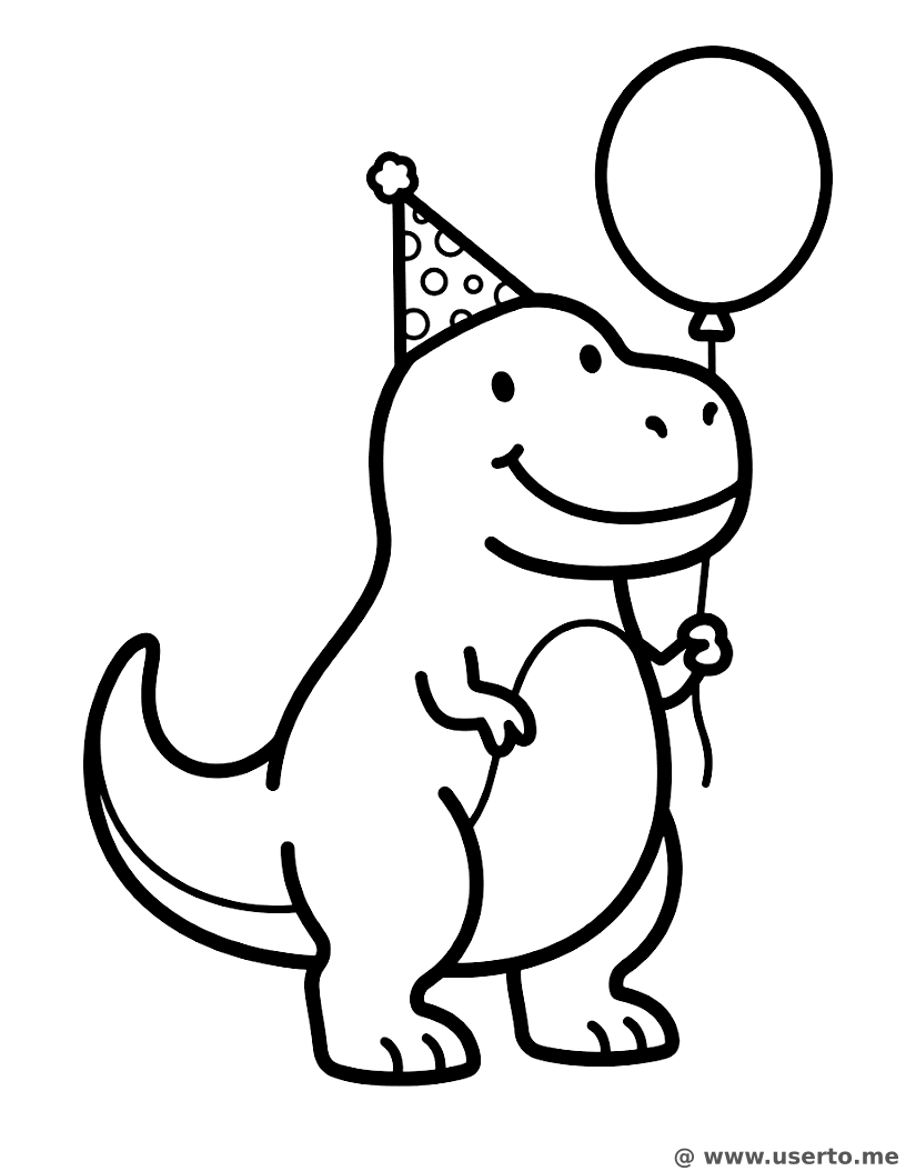 행복한 티라노사우루스 파티