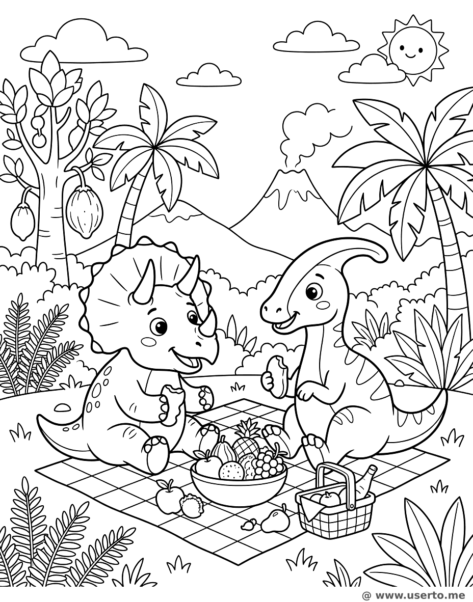 Piquenique na Selva dos Amigos Dinossauros