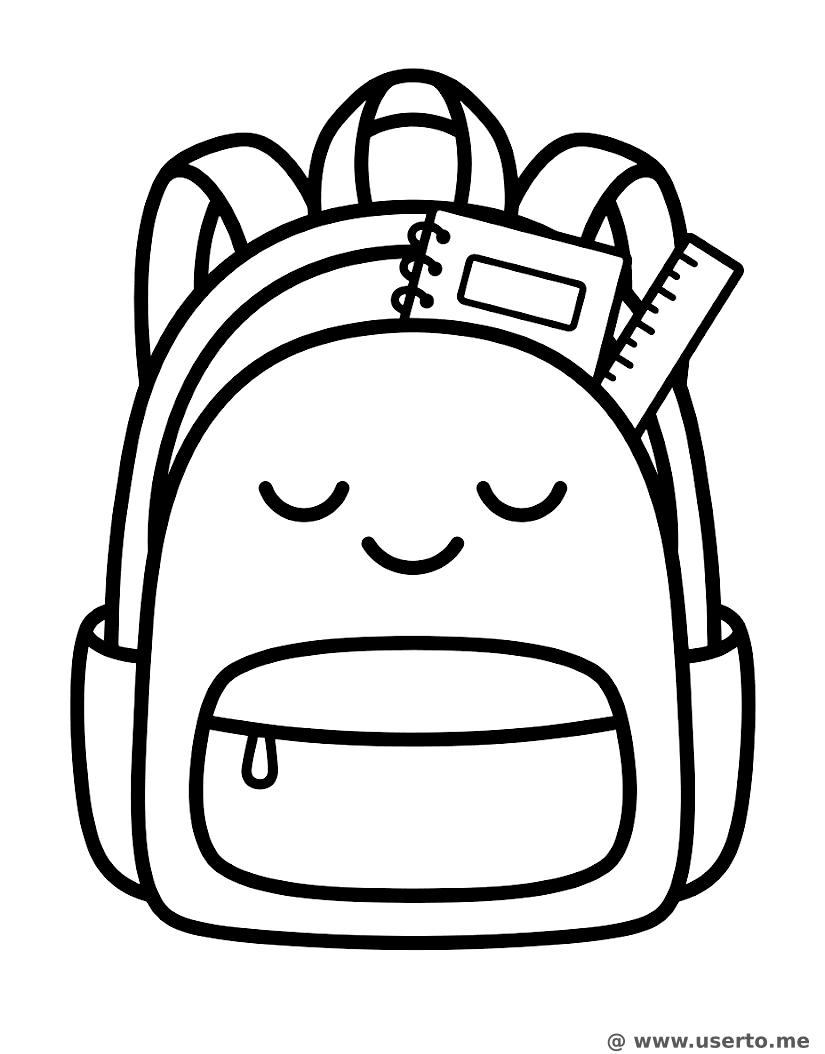 Die Schulträume des verschlafenen Rucksacks