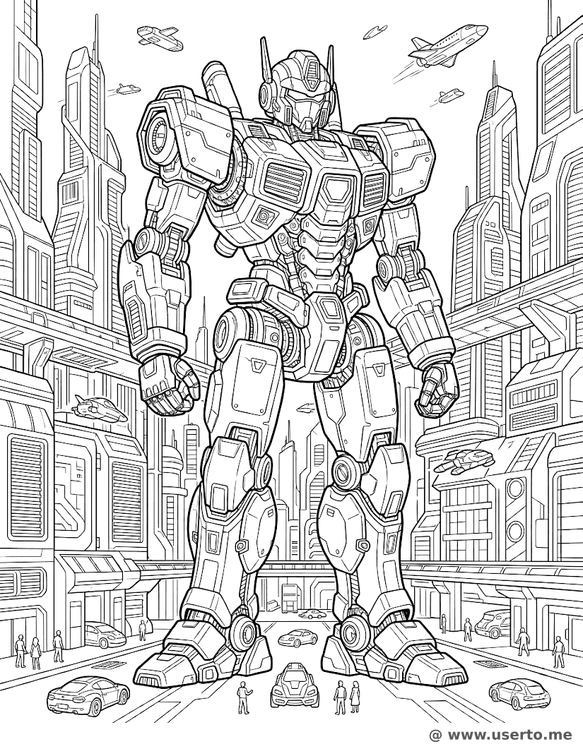 Mecha Stadt-Wächter