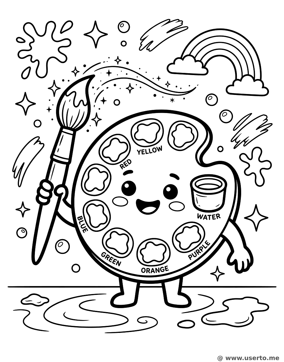 마법의 물감 팔레트