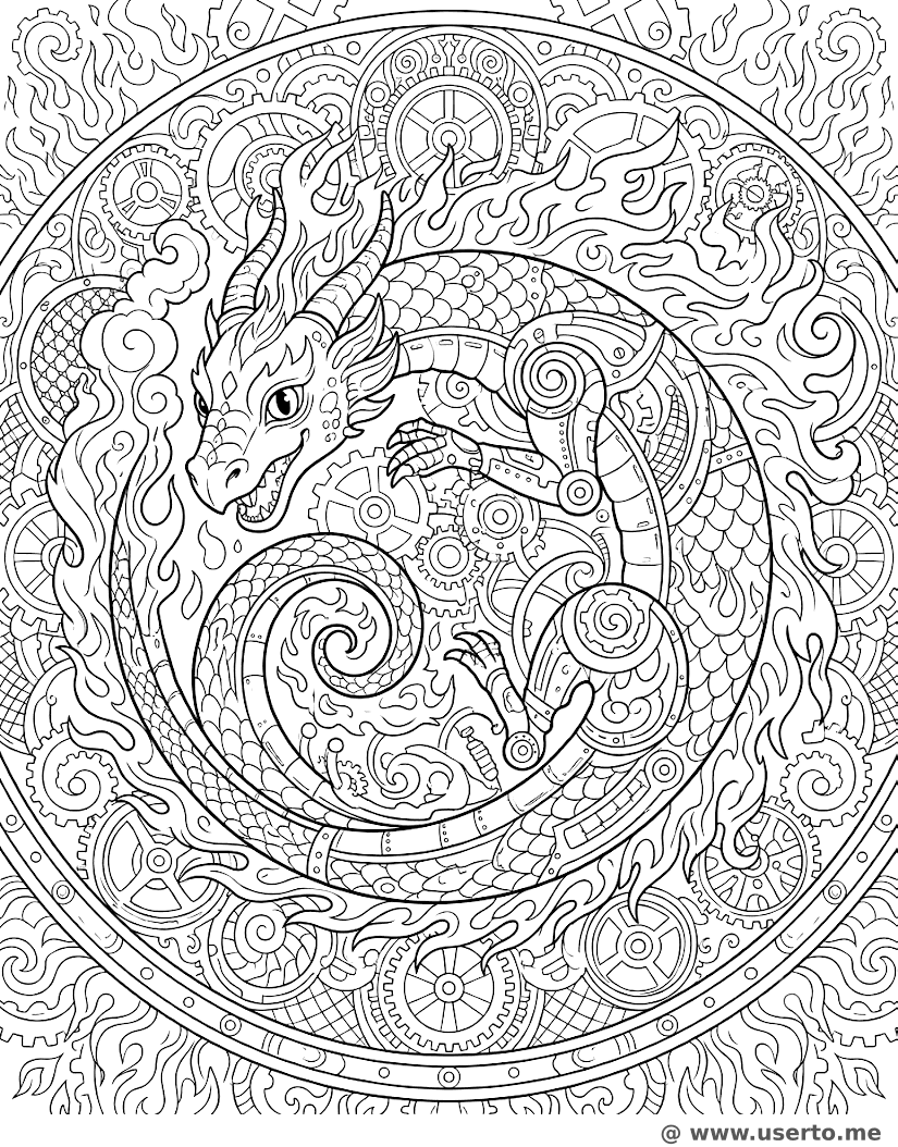 Círculo do Dragão de Mecanismo de Relógio