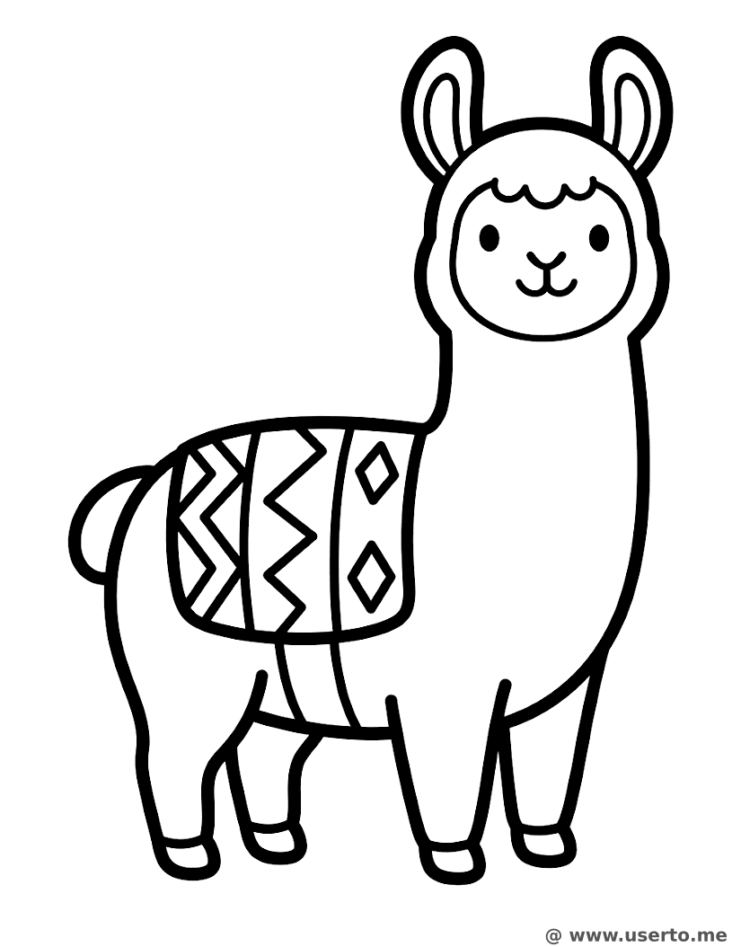 산속 지그재그 라마