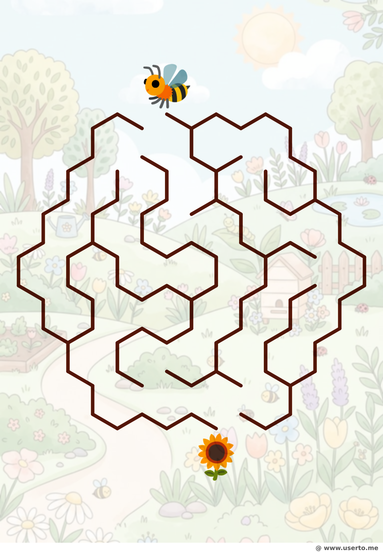 Der Garten der fleißigen Biene