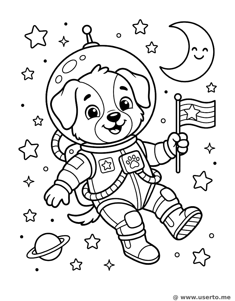 El Vuelo Estrellado del Perrito Espacial