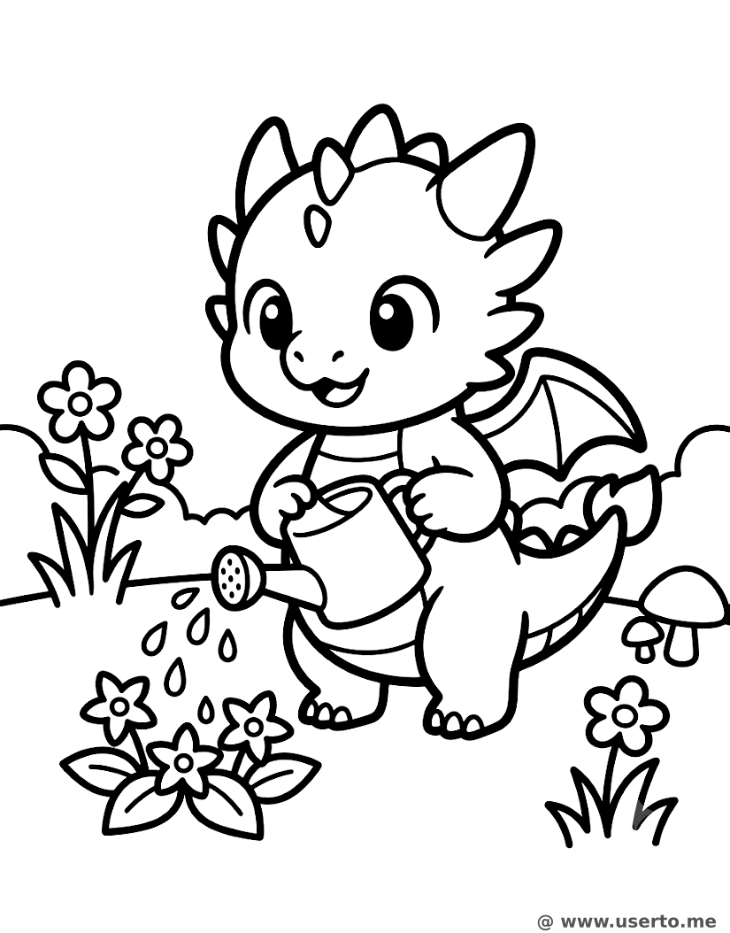 O Jardim Mágico do Bebê Dragão
