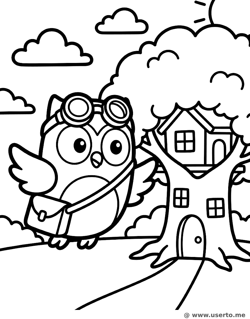 Steampunk Owl Mail Carrier