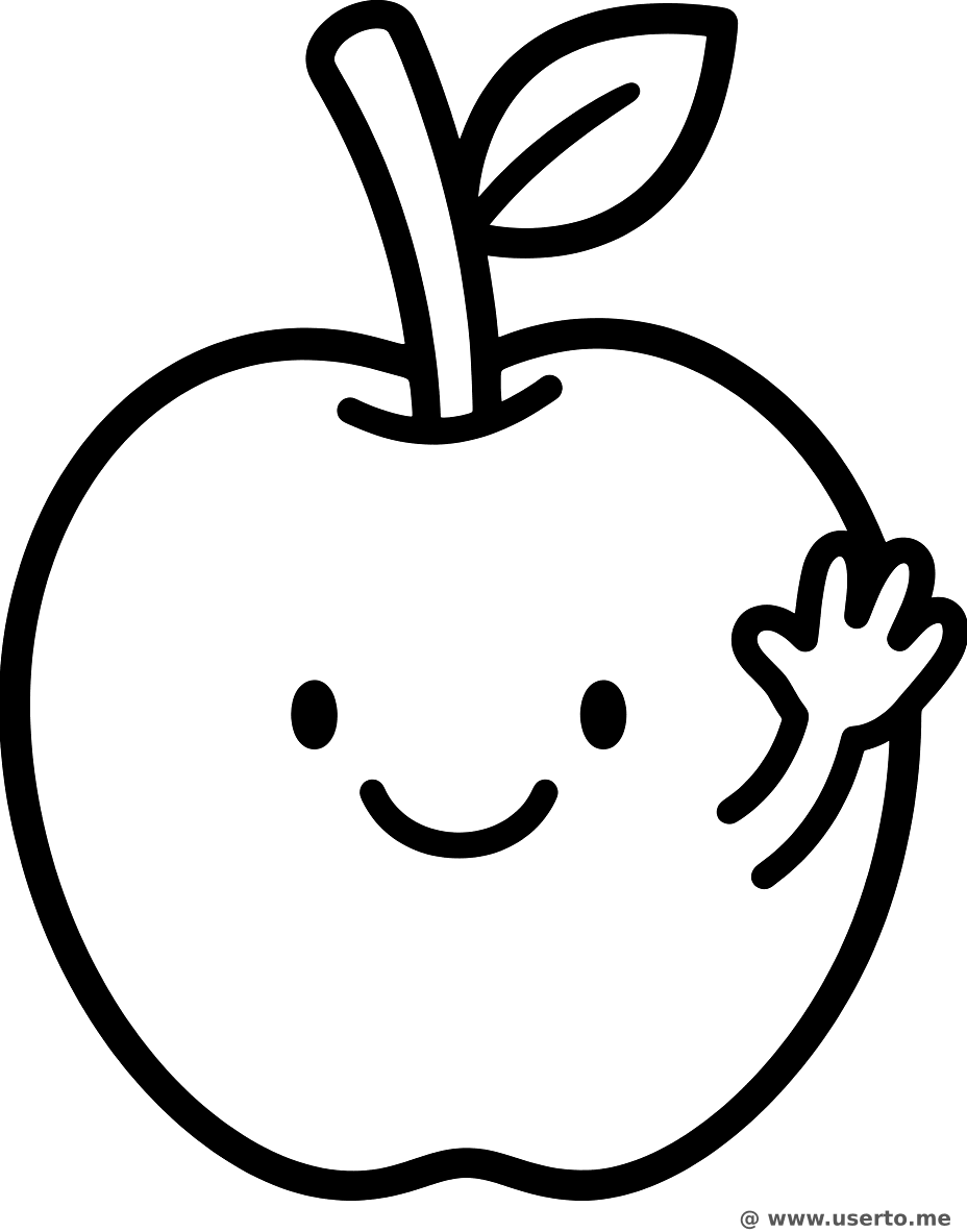 행복한 사과 친구