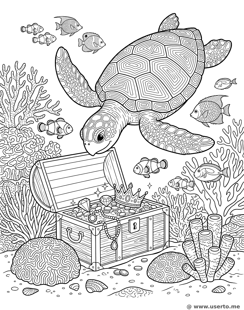 O Tesouro Escondido da Tartaruga Marinha