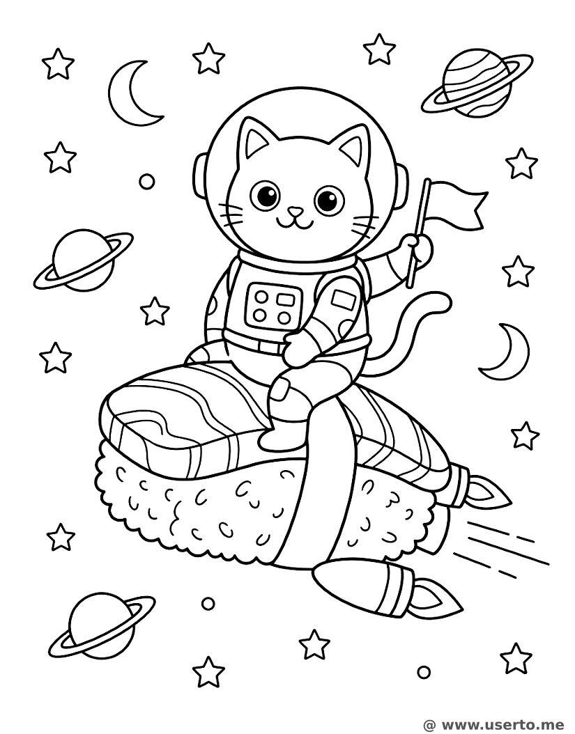 Nave Espacial de Sushi Voador