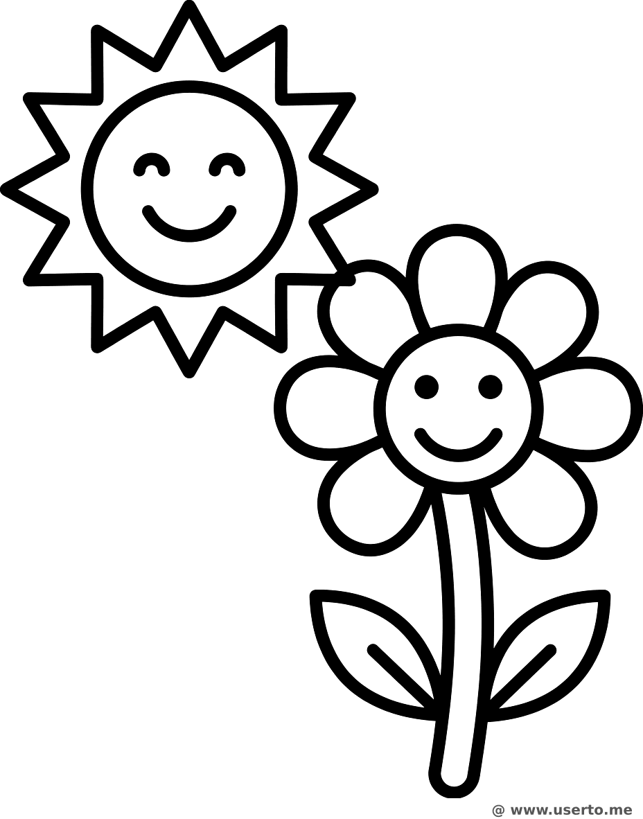 El Sol Feliz y la Florecita