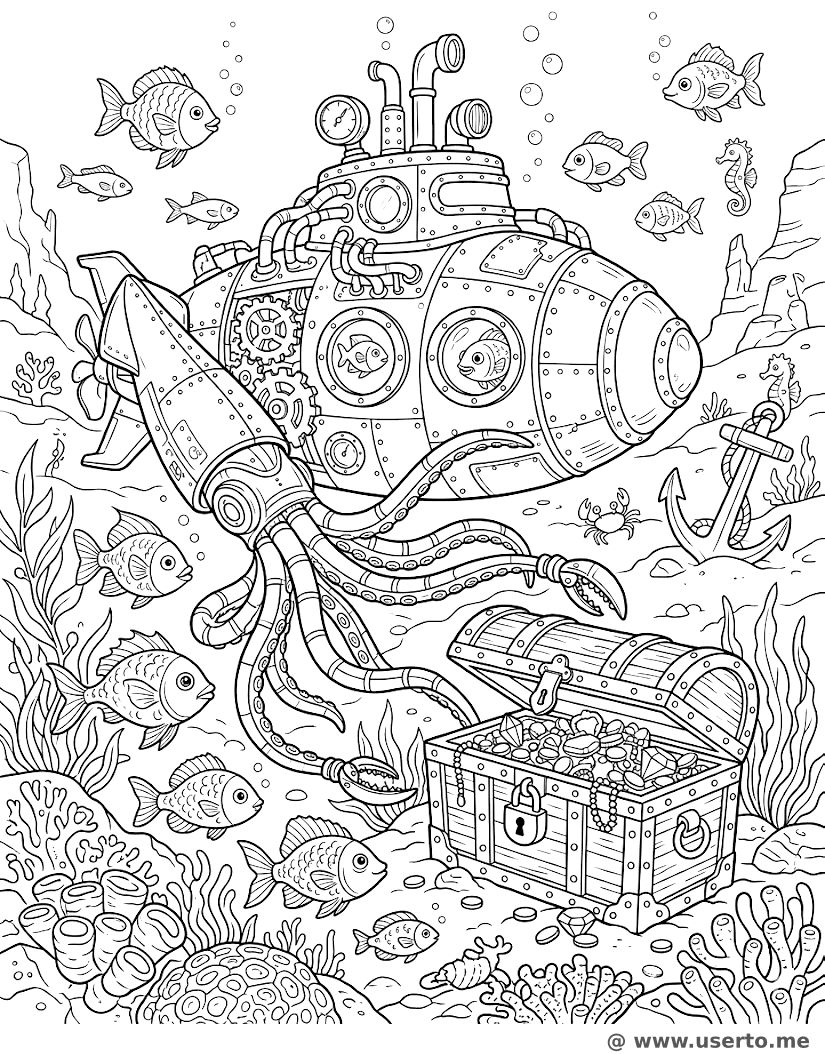 Submarino de Lula Steampunk