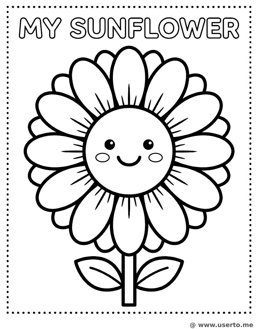 행복한 해바라기 원