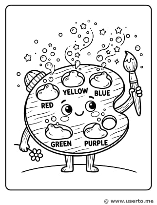 Magische Künstlerpalette