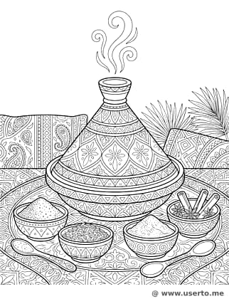 Banquete en el Mercado Marroquí