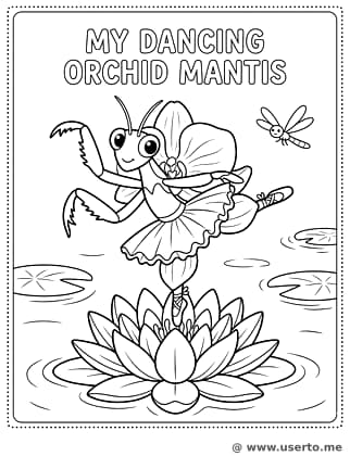 발레리나 난초사마귀