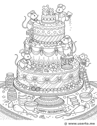 생쥐들의 케이크 파티