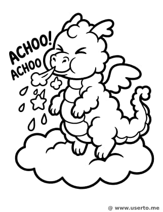 Magical Cloud Dragon's Sneeze