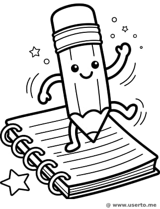 Lápis Dançarino Feliz