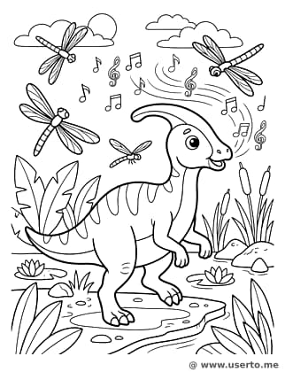 O Concerto na Natureza do Parasaurolophus